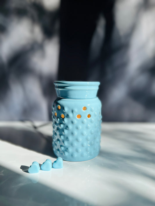 Mini Sky Blue Illumination Wax Warmer