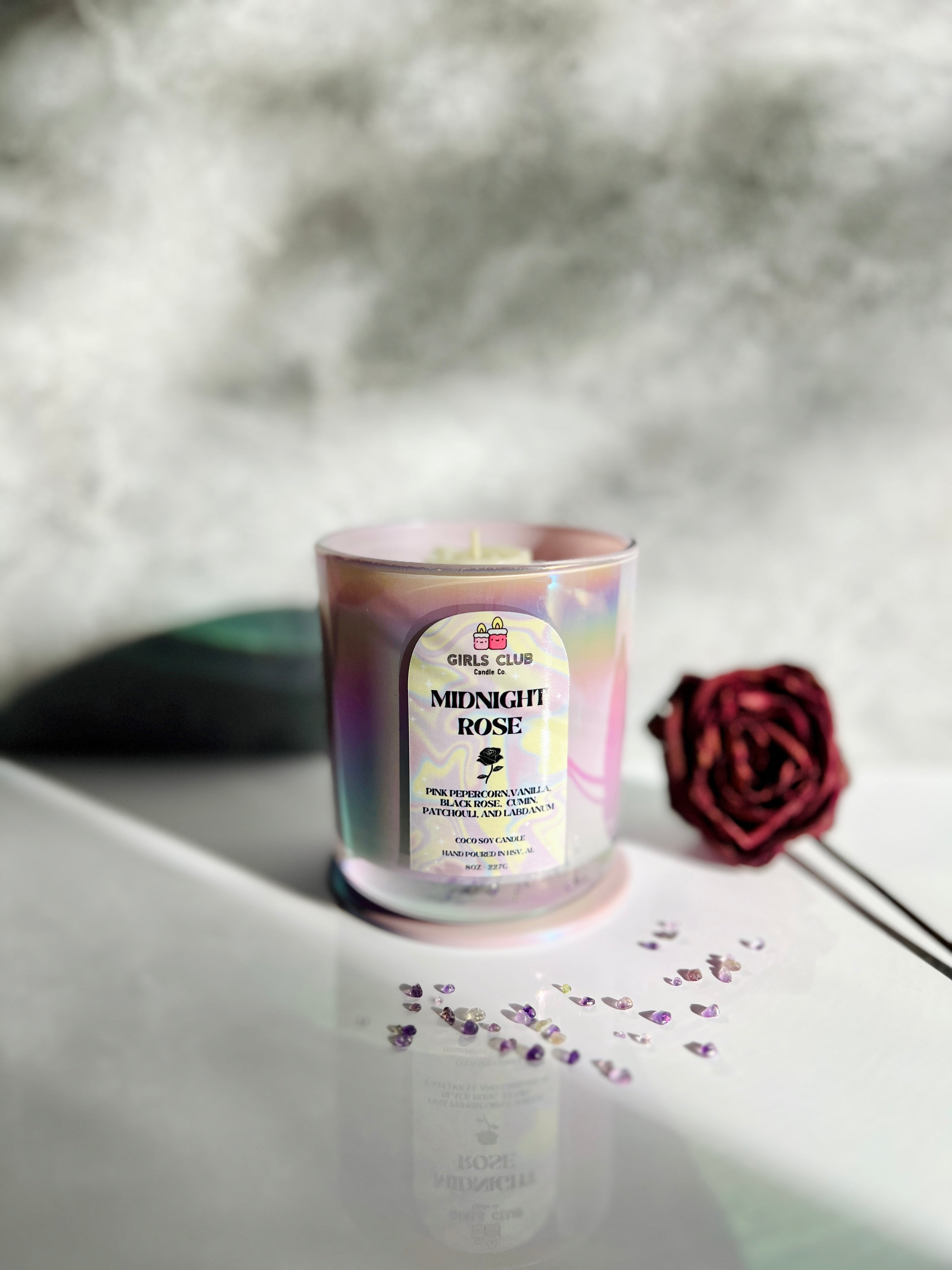 Soy Candle Tin, Snowy Owl Magic, Travel Candle